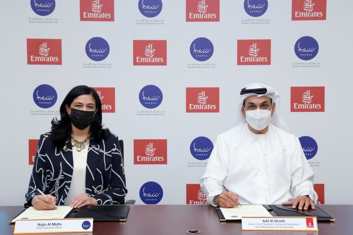 Emirates & Sheraa sign MOU to cultivate startup ecosystem & support the ...