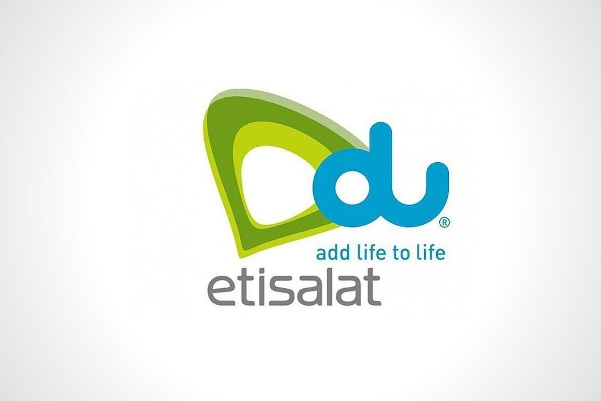 In this photo illustration, Etisalat (Emirates Telecommunications  Corporation) logo seen displayed on a tablet Stock Photo - Alamy