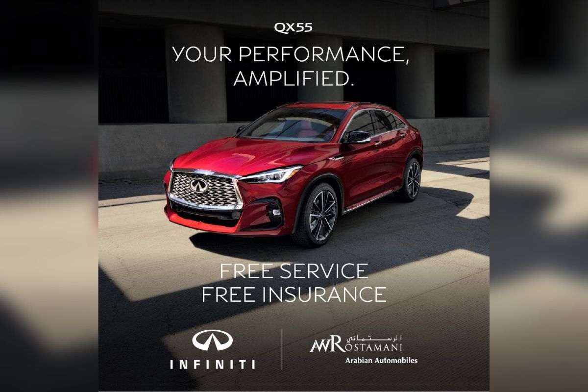 Arabian Automobiles launches an exclusive offer on the INFINITI QX55
