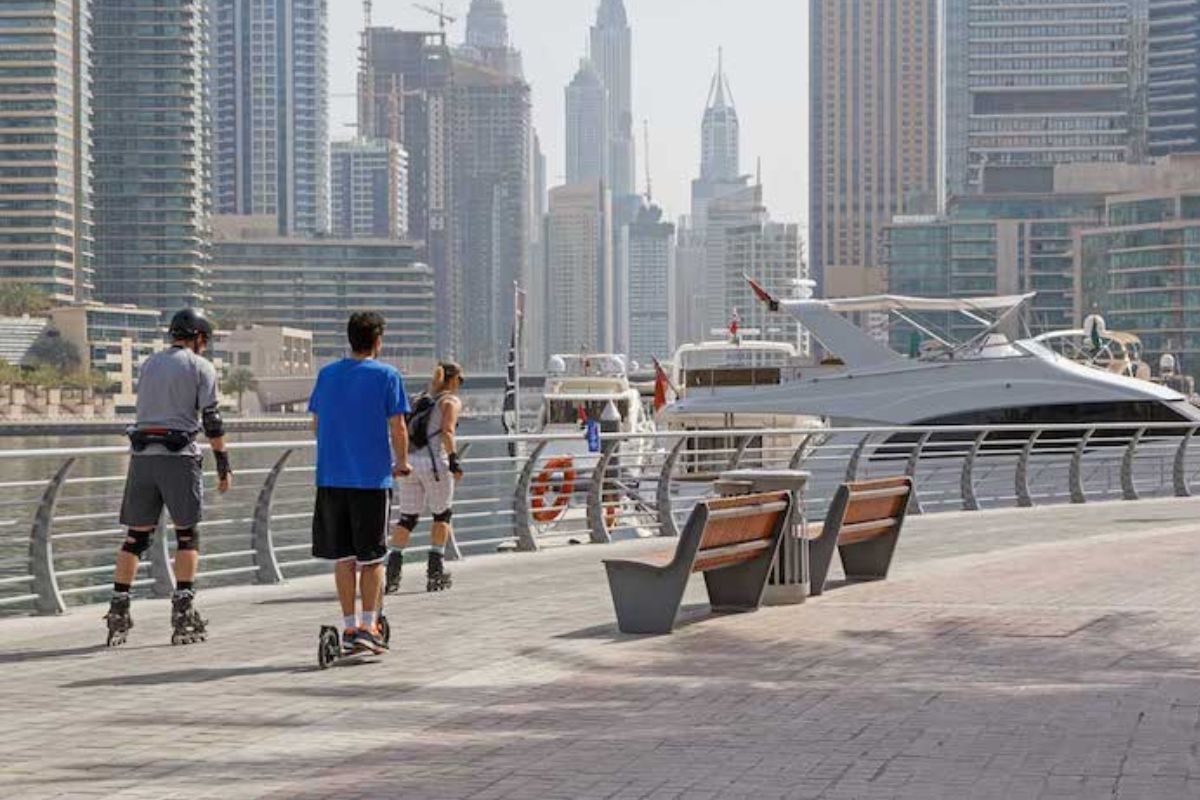 RTA opens 4-way footbridge at vital Dubai Marina junction