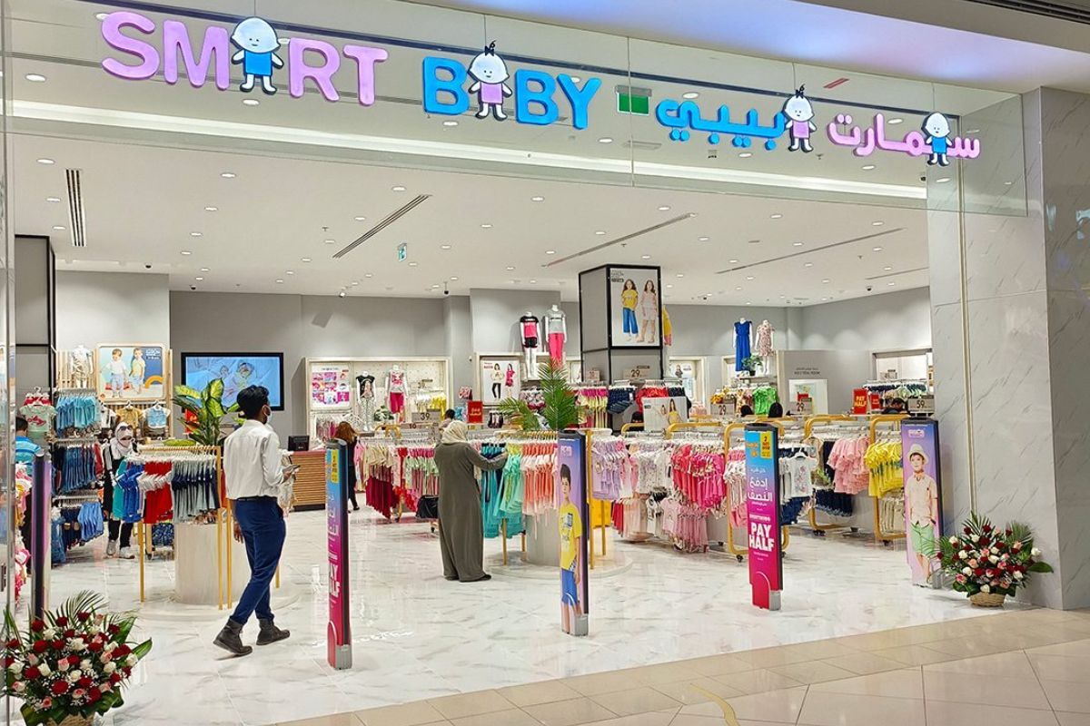 Baby store shopping mall