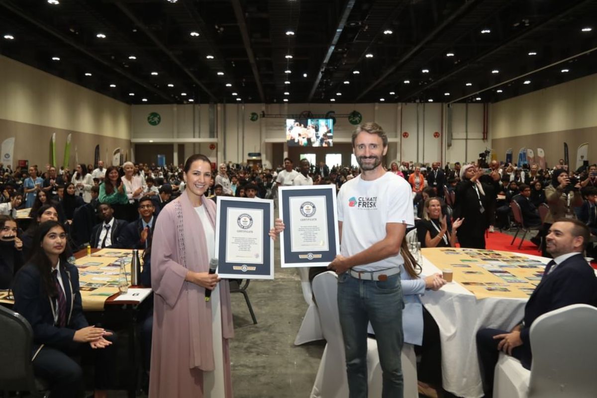 MoCCAE Set Two World Records for Climate Change Awareness with 1100+ Students