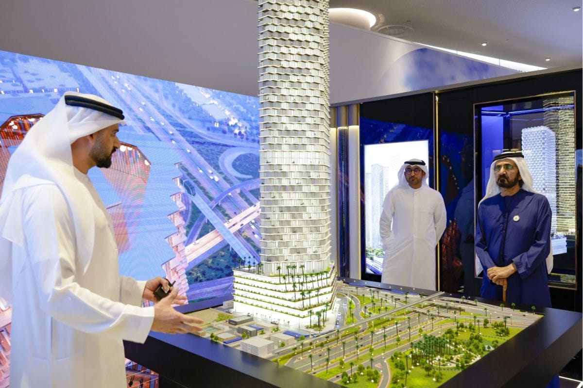 Mohammed bin Rashid Reviews Plans for UAE's Tallest Endowment Tower