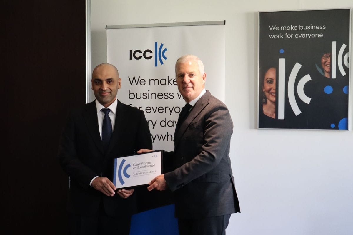 ICC Honours Dubai Chambers for Pioneering Chamber Model Innovation Framework