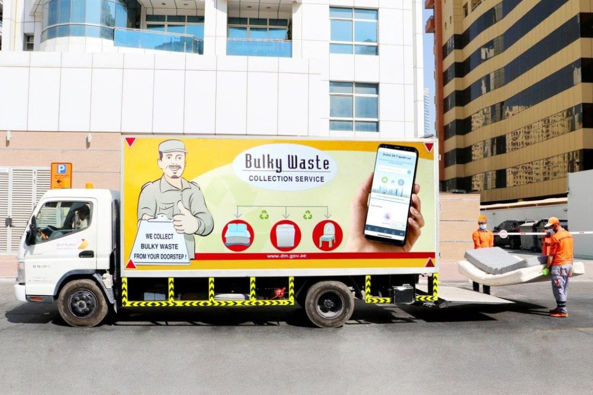 Dubai Offers Free Bulk Waste Removal Service via WhatsApp