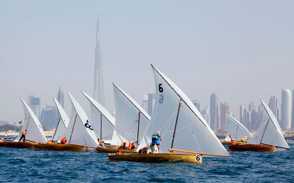 Jumeirah Beach witnesses the launching of the new marine sports season 2020-2021