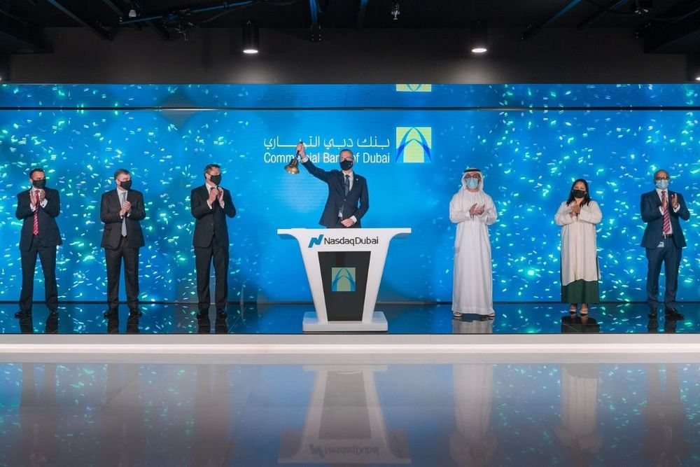 Commercial Bank of Dubai rings market-opening bell to celebrate listing of USD 600 million bond on Nasdaq Dubai