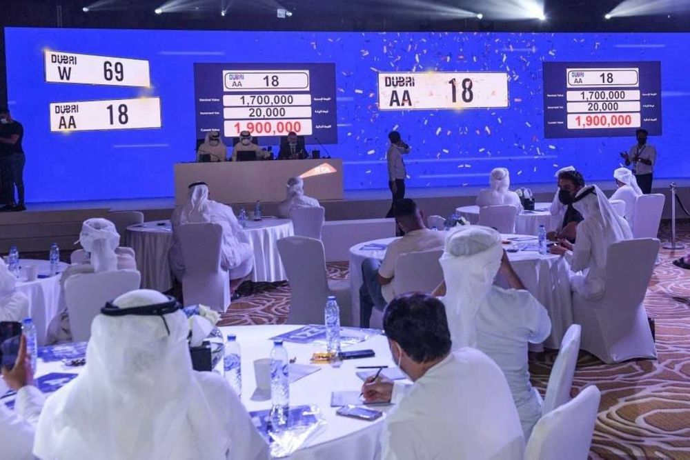 RTA’s 105th open auction for licencing plates yields AED31.5 m