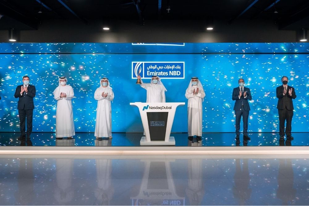 Emirates NBD rings market-opening bell at Nasdaq Dubai to celebrate listing USD 750 million bond