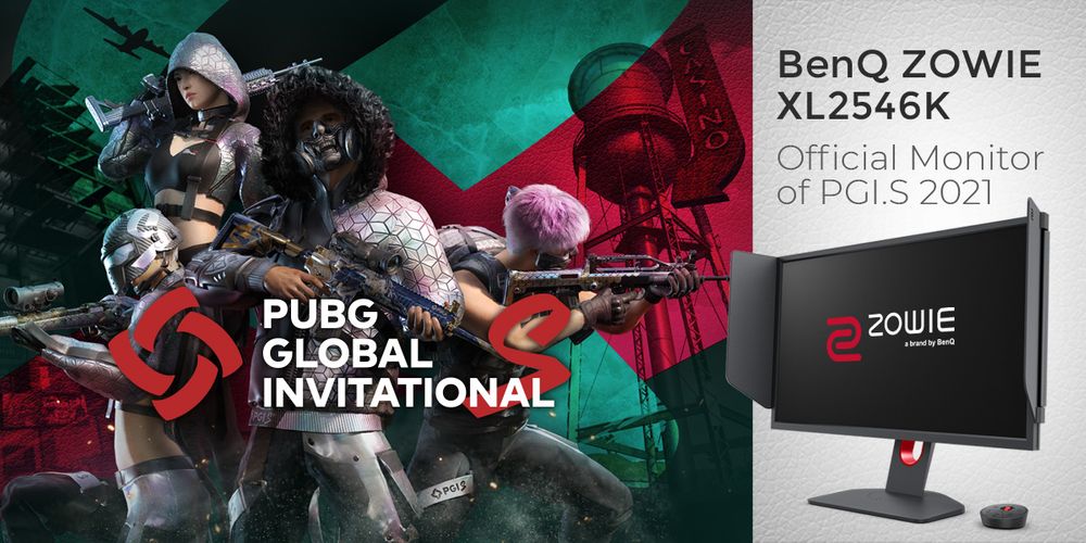 BenQ ZOWIE’s Latest Gaming Solution, XL2546K Is The Official Monitor 
Of PUBG Global Invitational.S 2021