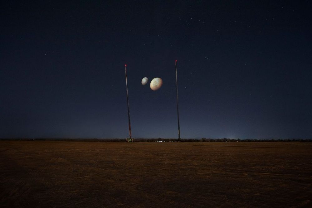 Phobos and Deimos of Mars appeared in UAE skies