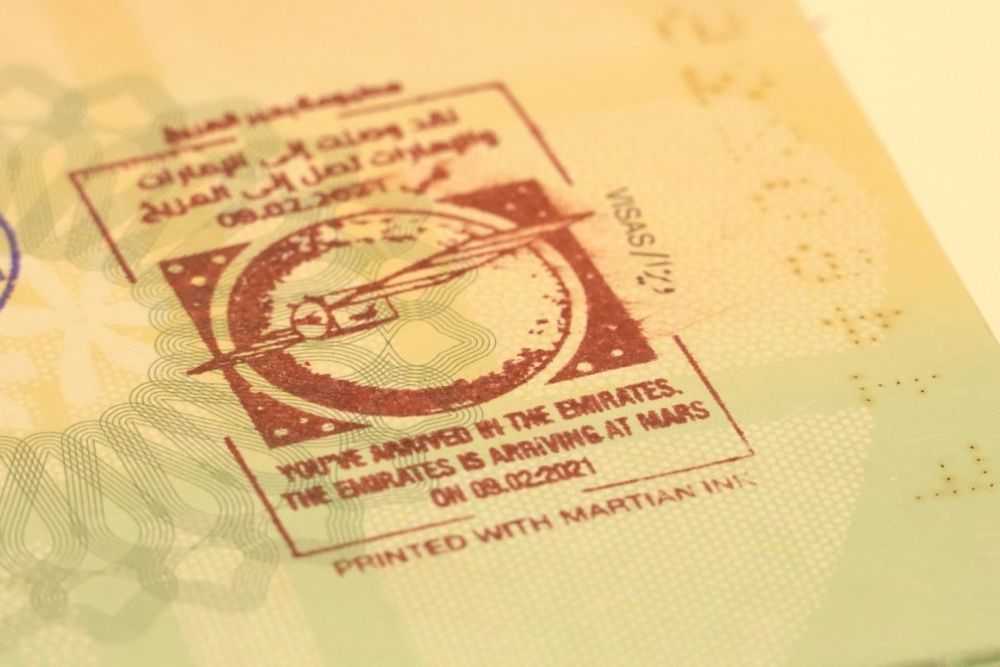 UAE visitors to receive ‘Martian Ink’ passport stamp upon arrival