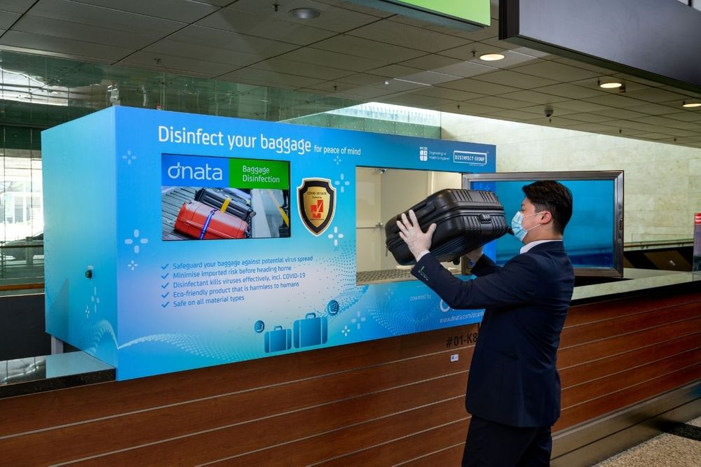 dnata launches highly efficient, safe & environment-friendly baggage disinfection service in Singapore
