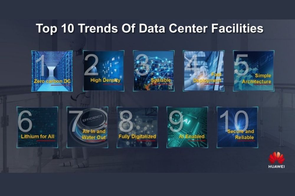 Huawei Launches Top Ten Trends of Data Center Facilities