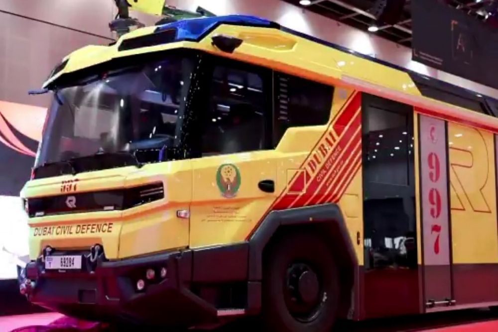 Dubai inaugurates 1st electric firefighting vehicle in Middle East