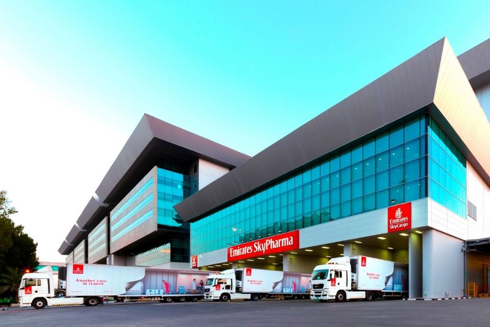 1 out of every 20 COVID-19 vaccines administered around the world has transited through Dubai on an Emirates aircraft