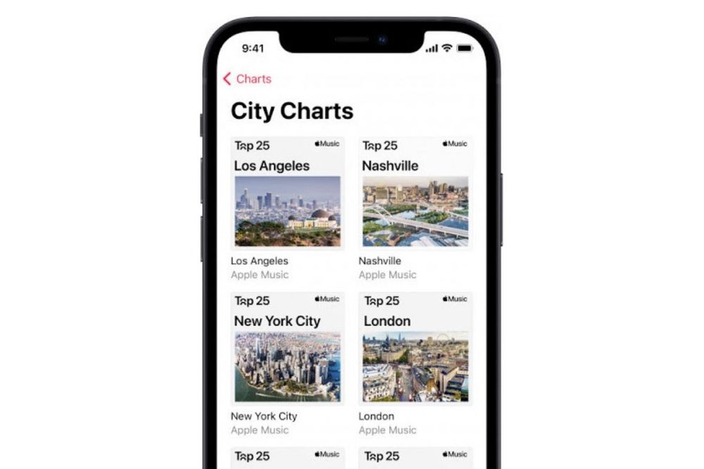 Apple Music unveils City Charts