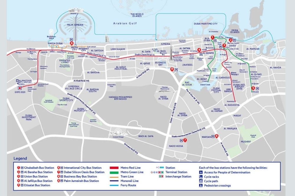RTA undertakes integrated transport project around 9 Expo 2020 Bus Stations