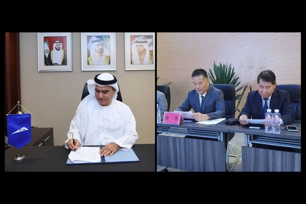 RTA inks MoU with Zhong Tang Sky Railway Group to explore developing suspended transport network