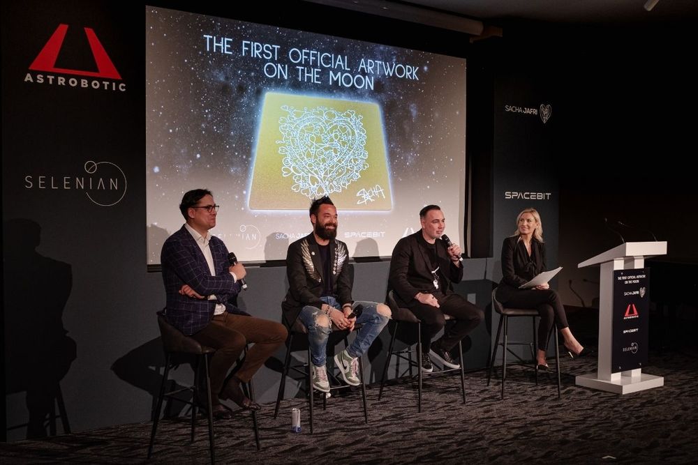 The First Ever Artwork on the Moon Revealed at EXPO 2020