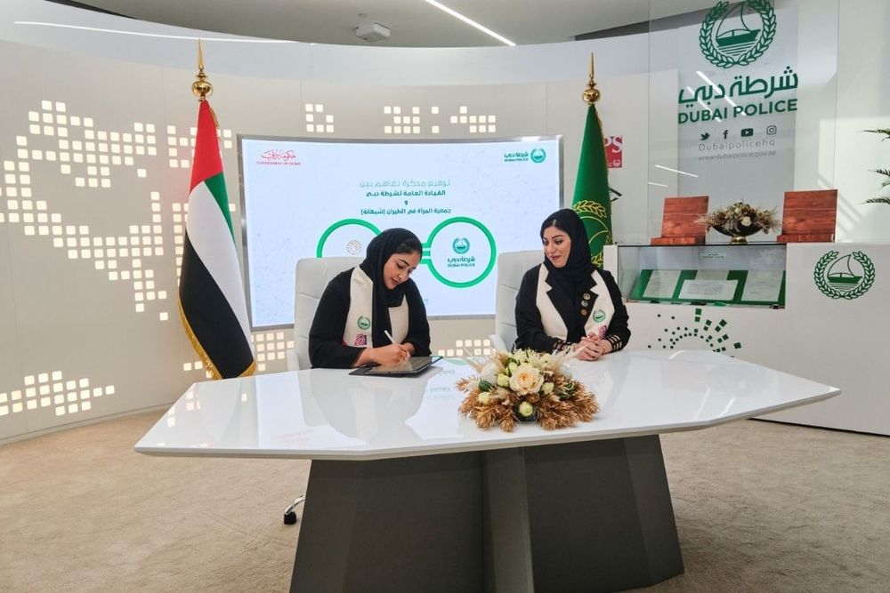 Women in Aviation Association & Dubai Police sign MoU