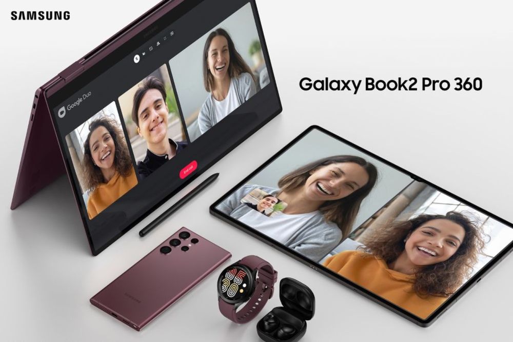 Make your video calls more comfortable with the Samsung Galaxy Book2 Pro Series