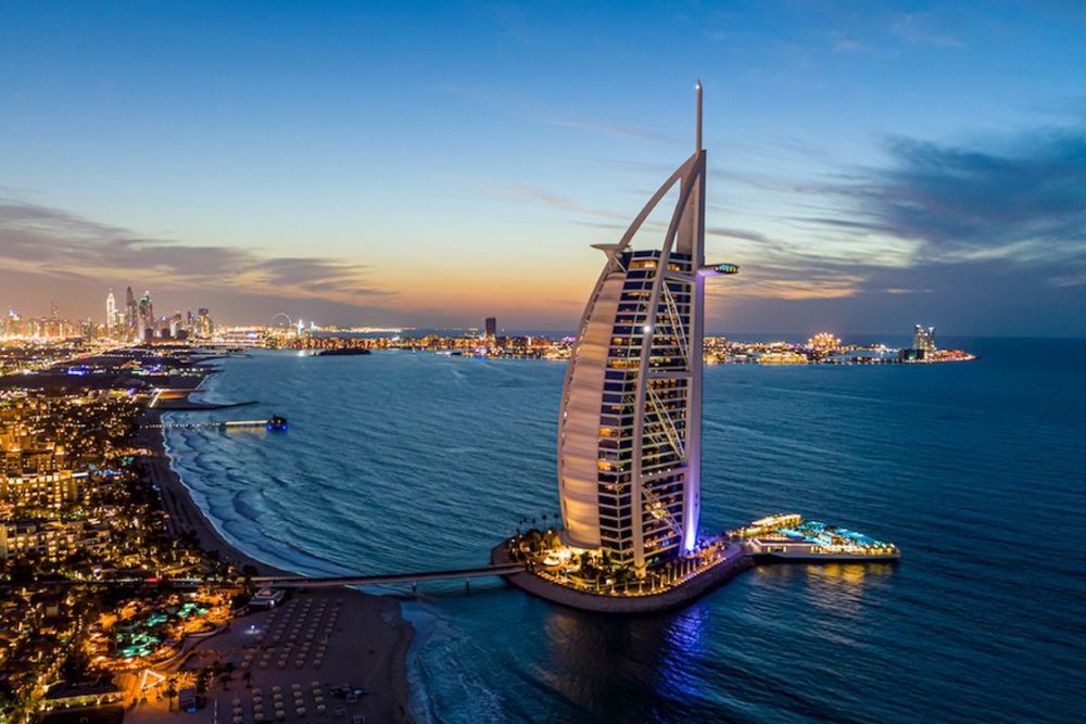 Burj Al Arab Hotel - World's only 7 Star Hotel - - Dubai, UAE