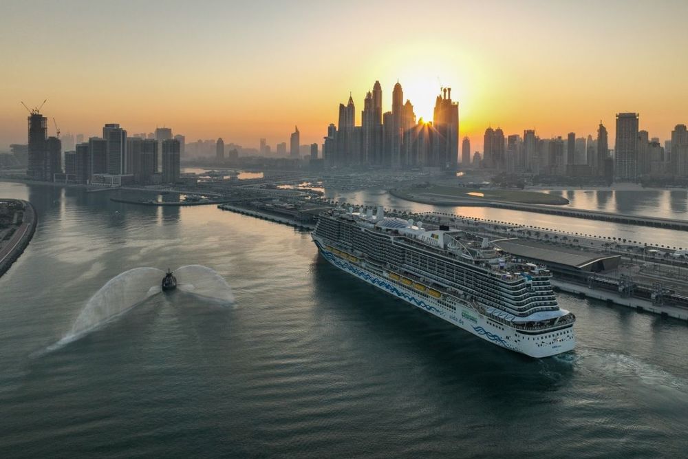 Dubai Creek Harbour welcomes its first cruise ship