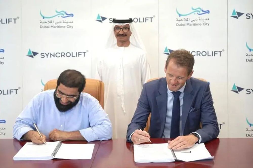 Dubai Maritime City collaborates with Syncrolift AS to enhance capabilities of ship lifts