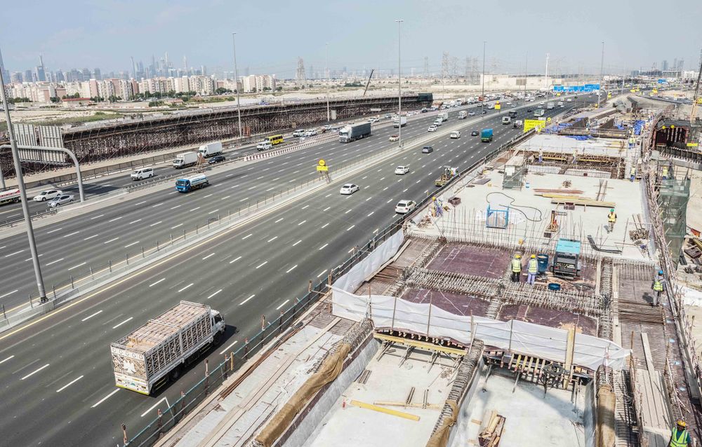 RTA Completes 50% of Garn Al Sabkha-Sh MBZ Intersection