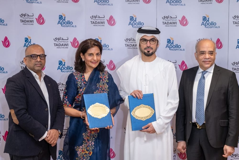 Al Tadawi Healthcare Group, Apollo Hospitals Join Forces to Foster Medical Tourism in the UAE