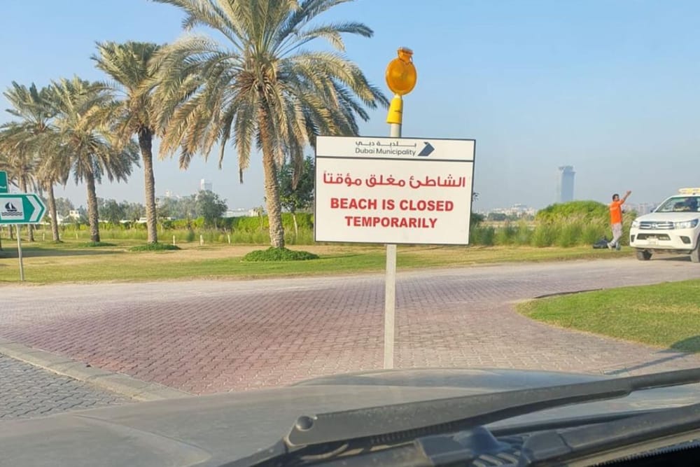 Popular 'Hidden' Beach in Dubai Closed Temporarily