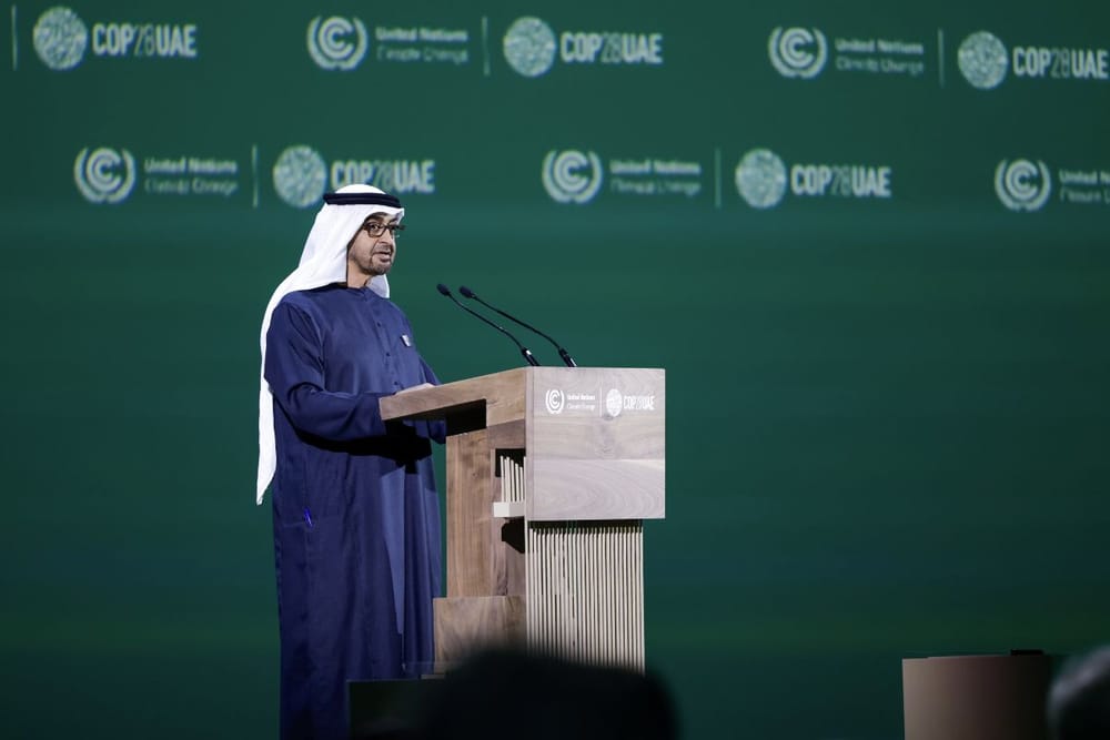 UAE President announces US$30 billion Global Climate Fund
