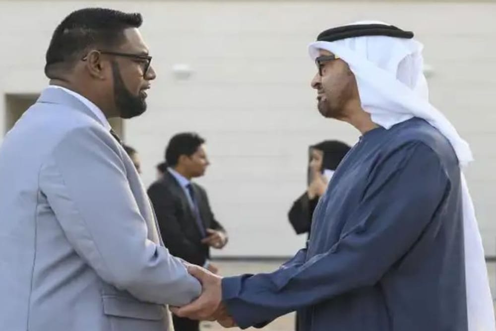 UAE, Co-operative Republic of Guyana Agree to Strengthen Bilateral Ties in Key Fields of Development