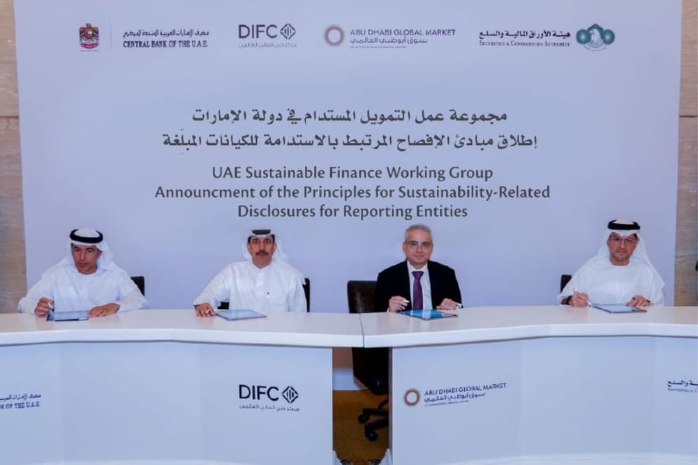 UAE Launches Landmark Principles for Sustainability Disclosures in Financial Sector
