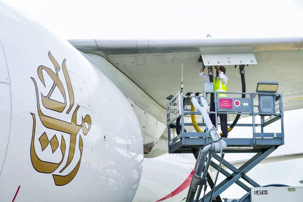 Emirates Launches First Sustainable Aviation Fuel Flights from Singapore