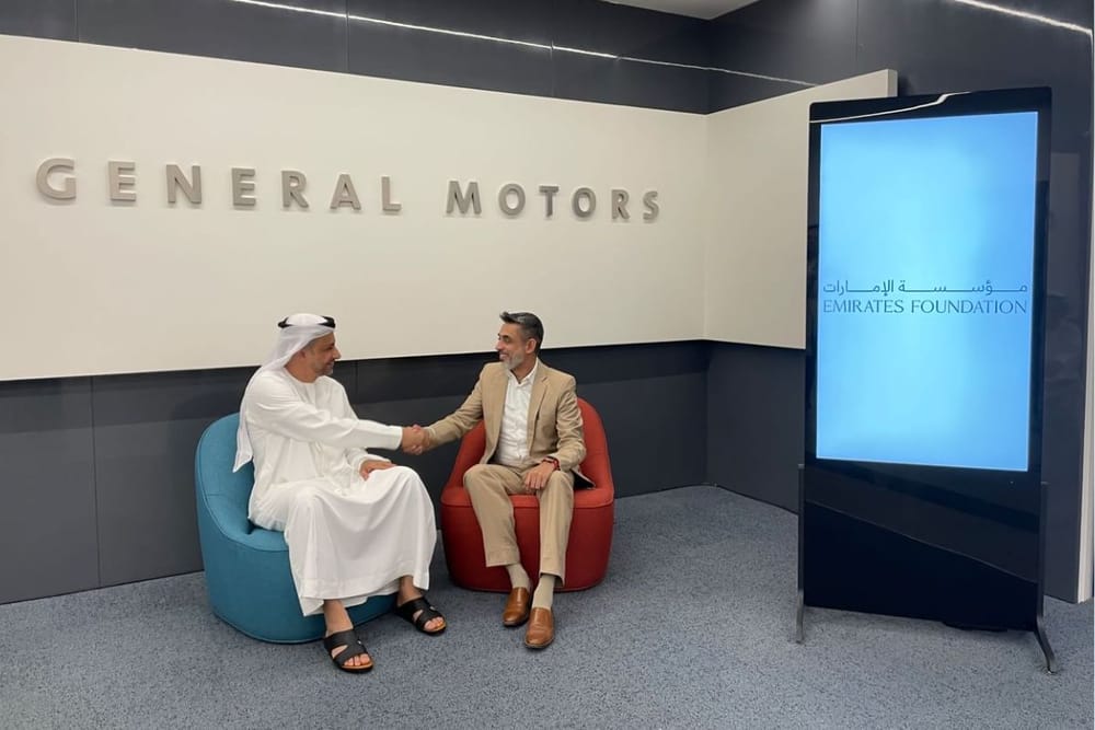 Emirates Foundation and GM Middle East Announce Strategic Partnership