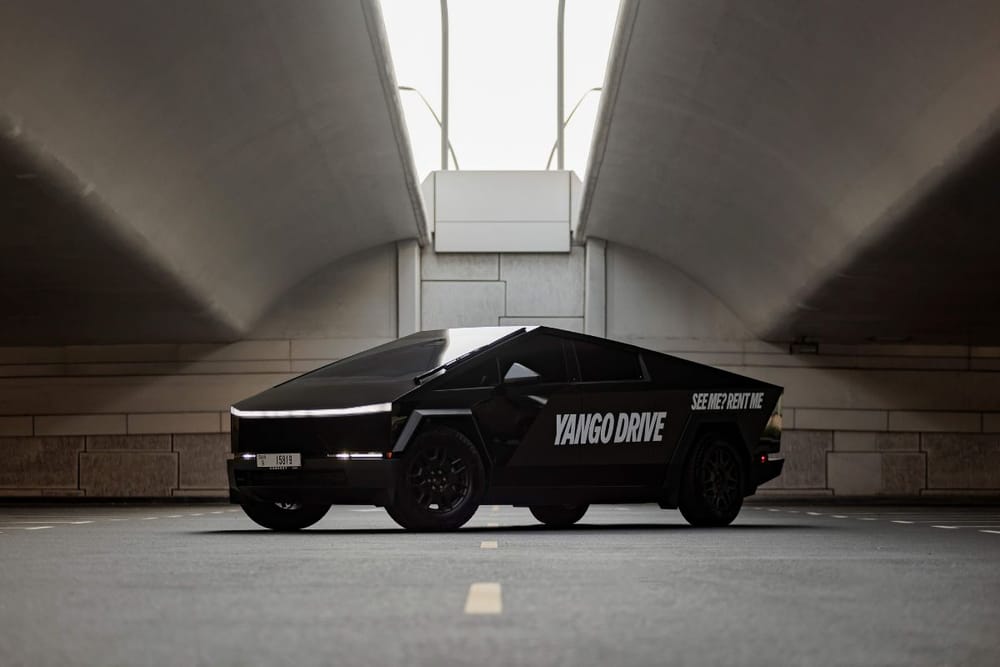 Yango Drive Introduces Tesla Cybertruck Rentals in Dubai
