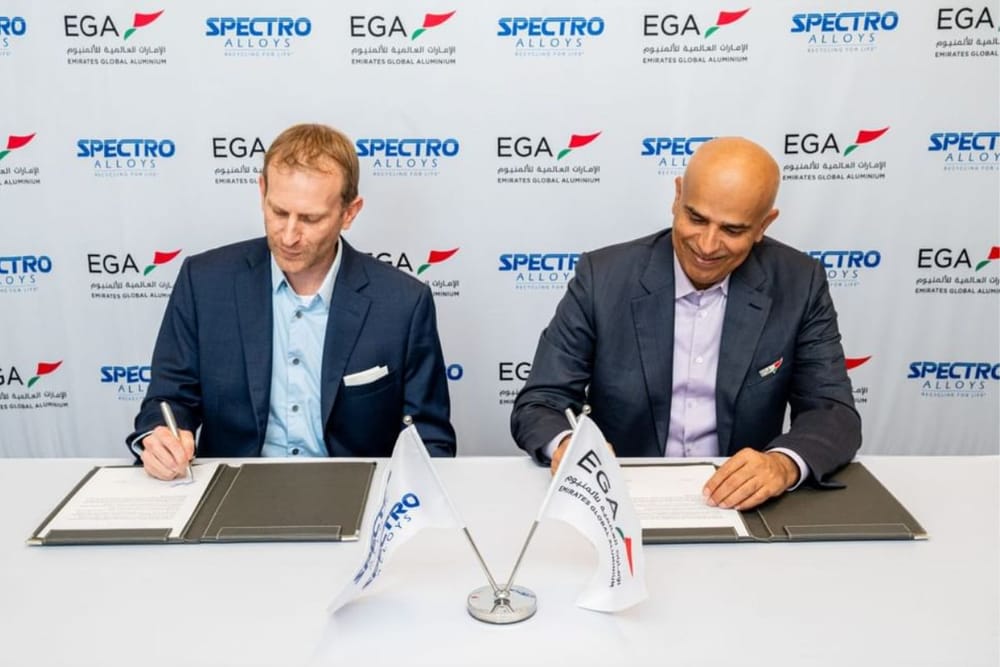 EGA to Acquire 80% Stake in U.S. Aluminium Recycler Spectro Alloys