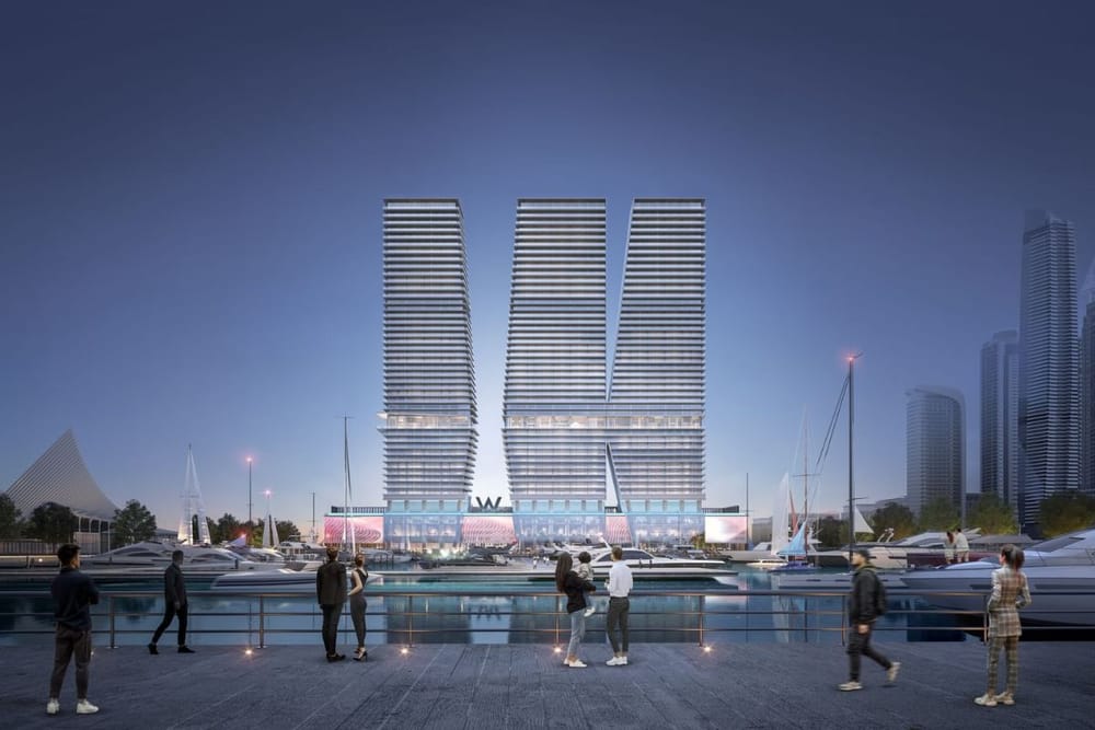 Arada Unveils AED 5 Billion W Residences at Dubai Harbour