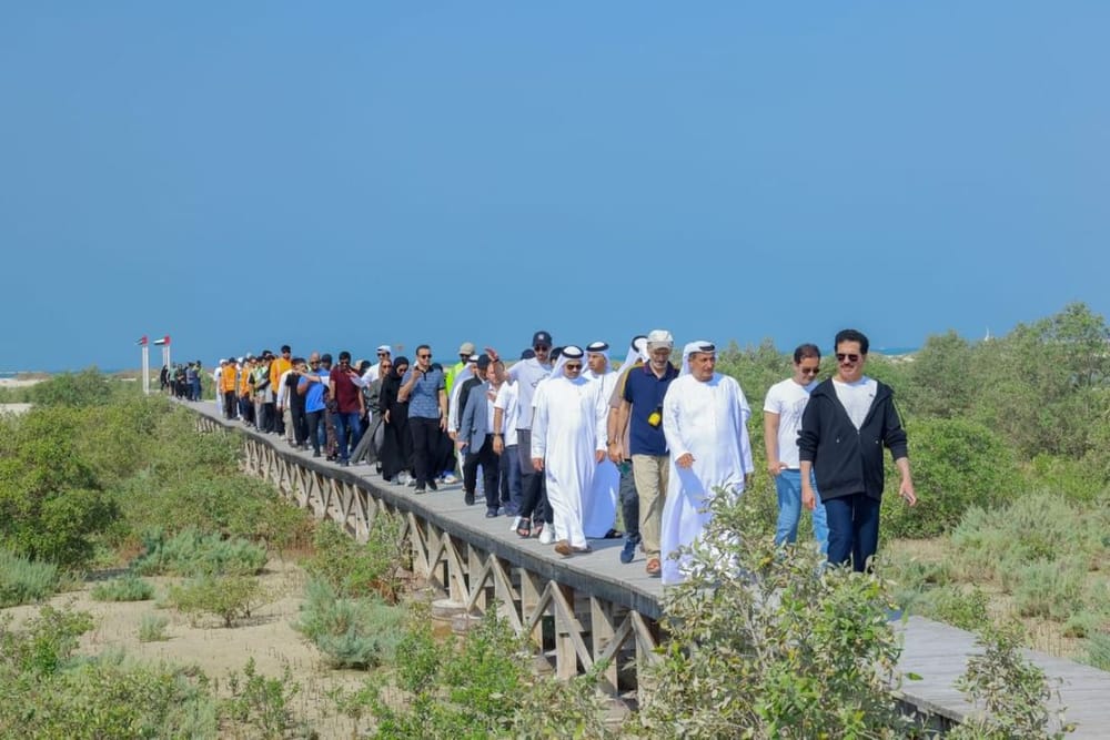 DEWA Leads Mangrove Tree Planting Initiative at Jebel Ali Marine Sanctuary