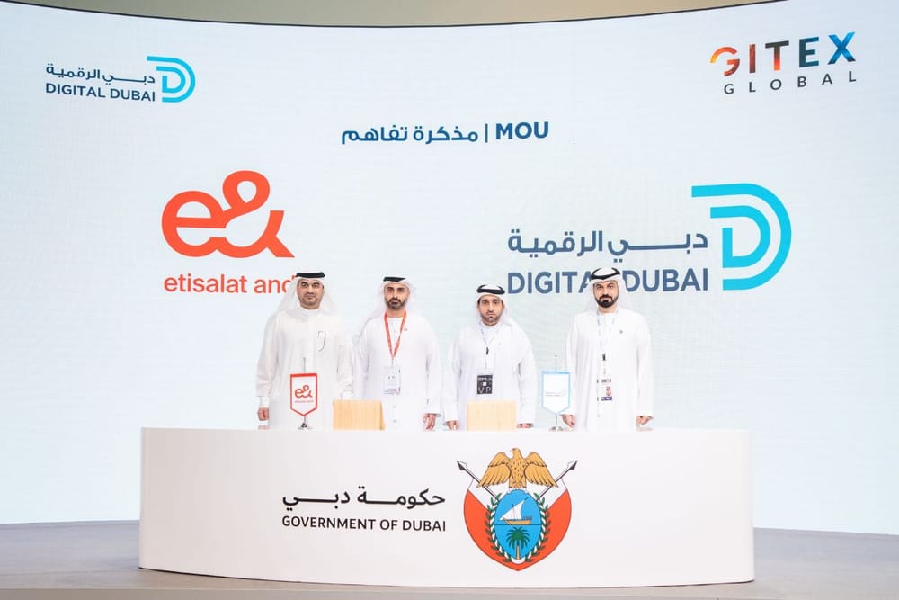 Digital Dubai and e& UAE Announce Strategic Partnership at GITEX Global 2024