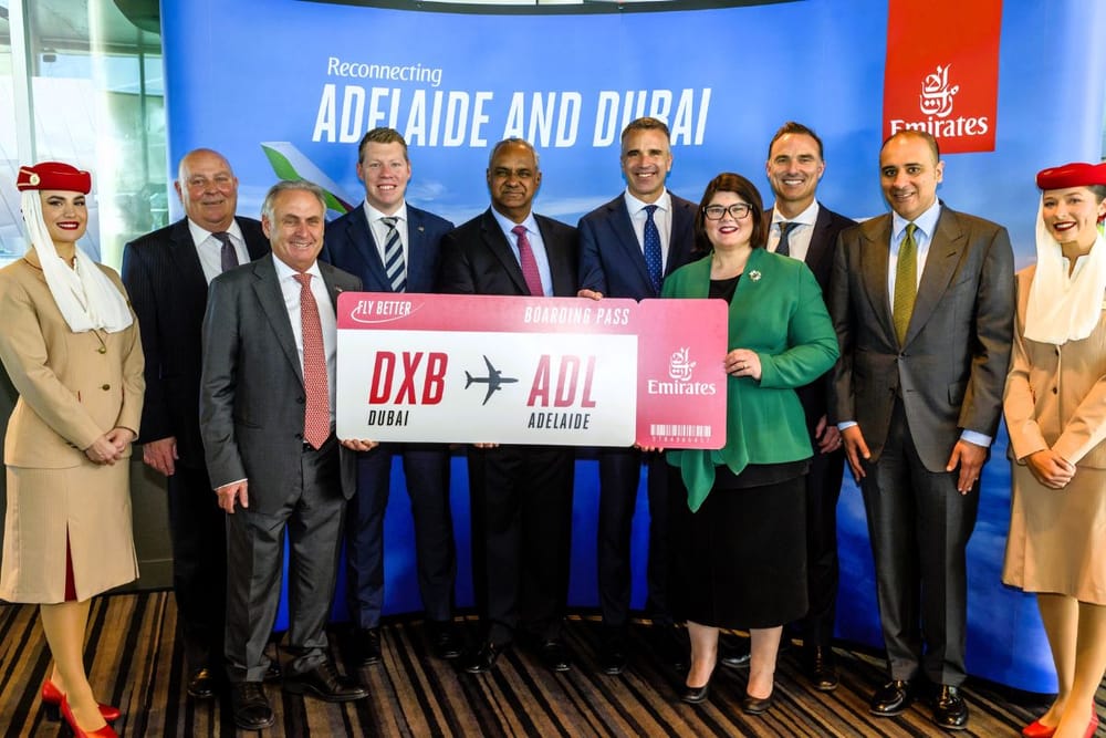 Emirates Relaunches Daily Service Between Adelaide and Dubai