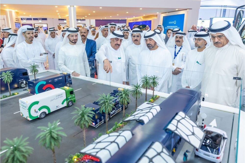 ENOC Group unveils the first solar-powered biodiesel truck at WETEX 2024