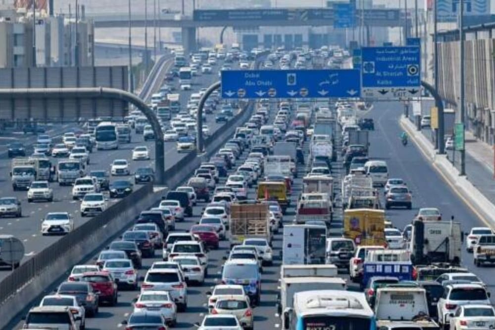 Dubai Records 10 Percent Increase in Vehicles Over Two Years