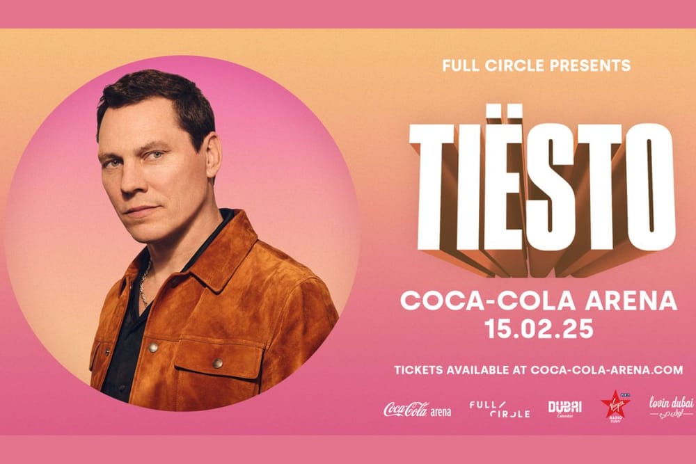 Tiësto Returns to Dubai for an Epic Night at Coca-Cola Arena