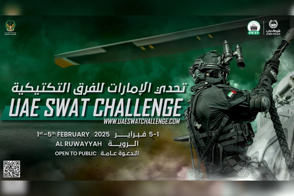 Dubai to Host Sixth Edition of UAE SWAT Challenge 2025 on February 1-5