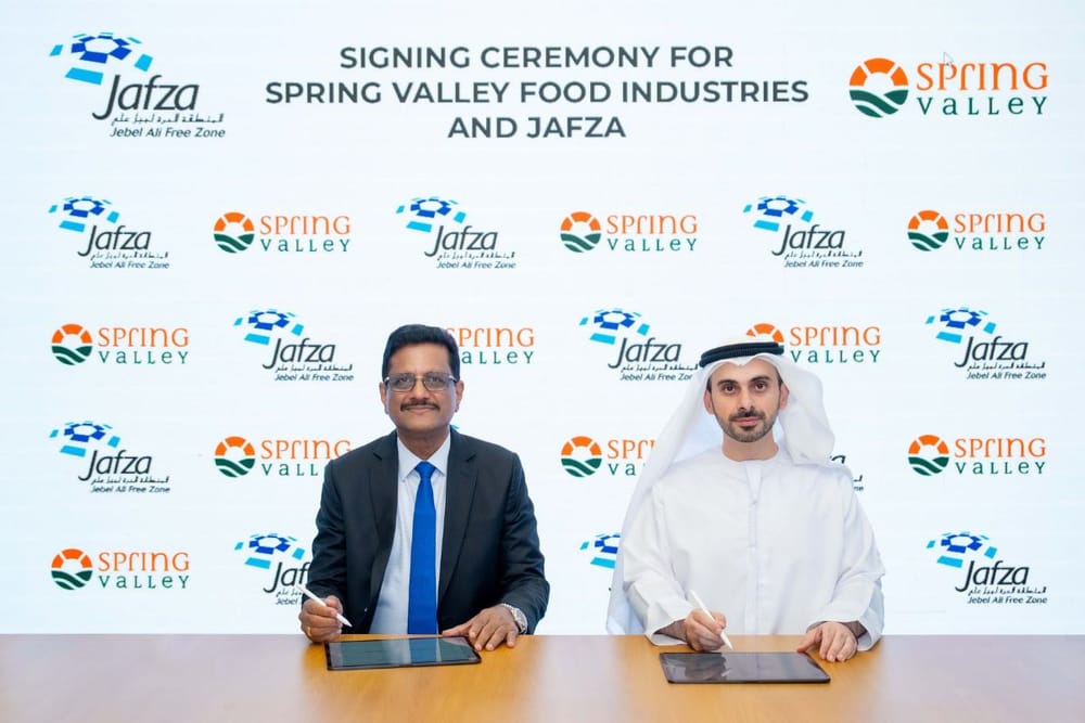 Spring Valley Invests AED184 Million in Jafza Distribution Hub to Bolster Food Security