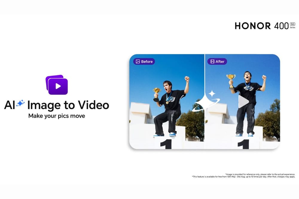 Next-Level Creativity: HONOR 400 Series Debuts the Industry-leading “AI Image to Video” Feature
