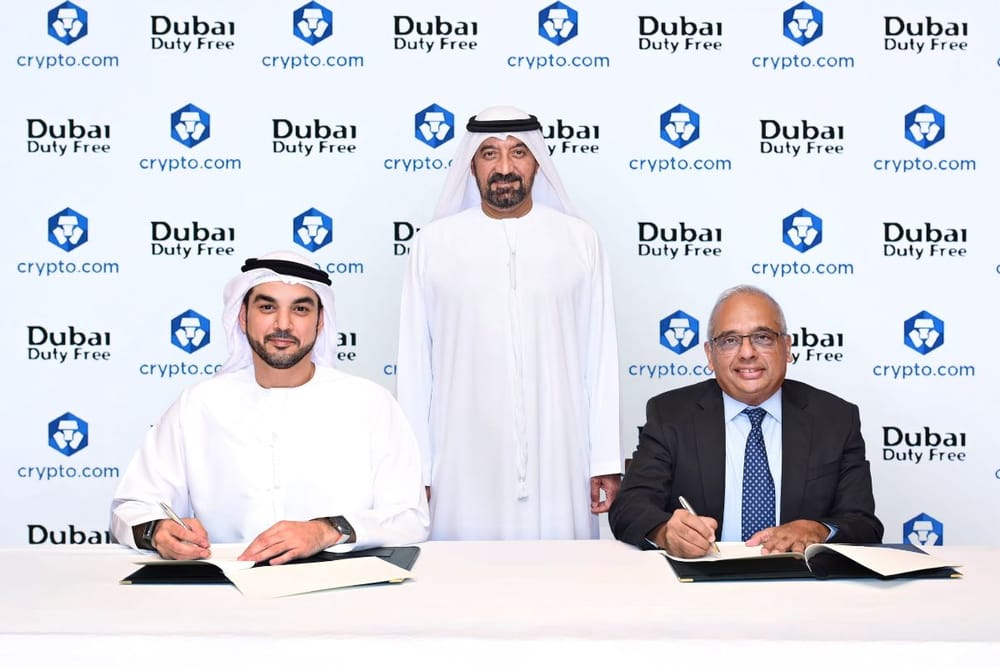 Dubai Duty Free Signs MoU with Crypto.com to Explore Cryptocurrency Payments